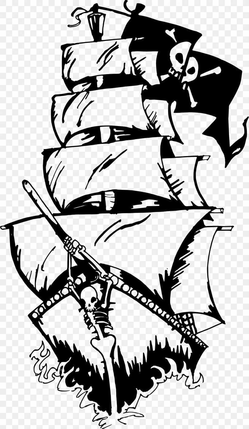 Ship Piracy Clip Art, PNG, 1392x2400px, Ship, Art, Artwork, Black, Black And White Download Free
