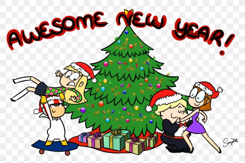 Christmas Tree DeviantArt Christmas Ornament, PNG, 1024x682px, Christmas Tree, Art, Artist, Artwork, Cartoon Download Free