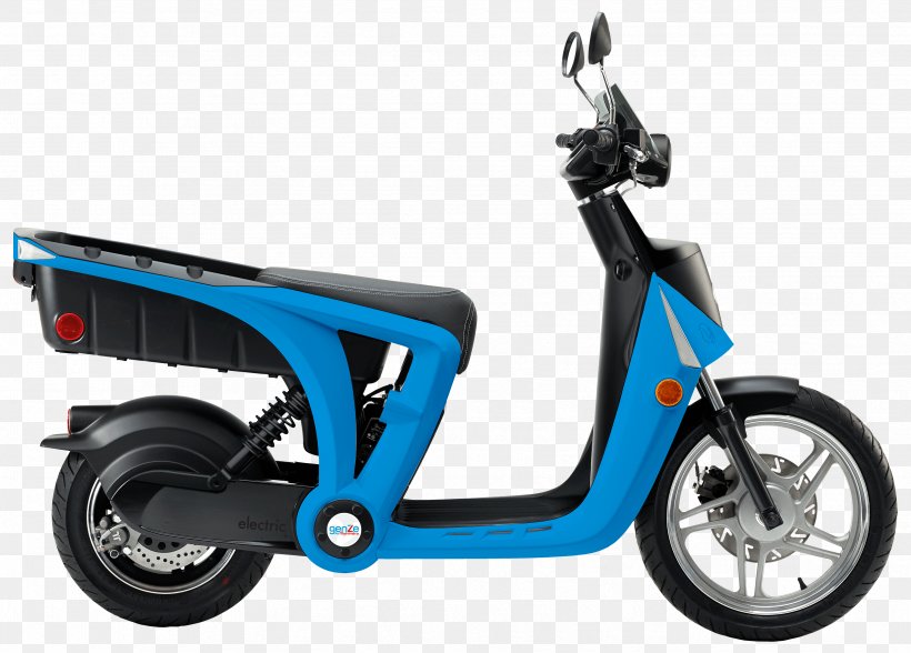 Electric Motorcycles And Scooters Mahindra & Mahindra Electric Bicycle Electric Vehicle, PNG, 3347x2404px, Scooter, Automotive Exterior, Automotive Wheel System, Balansvoertuig, Battery Download Free