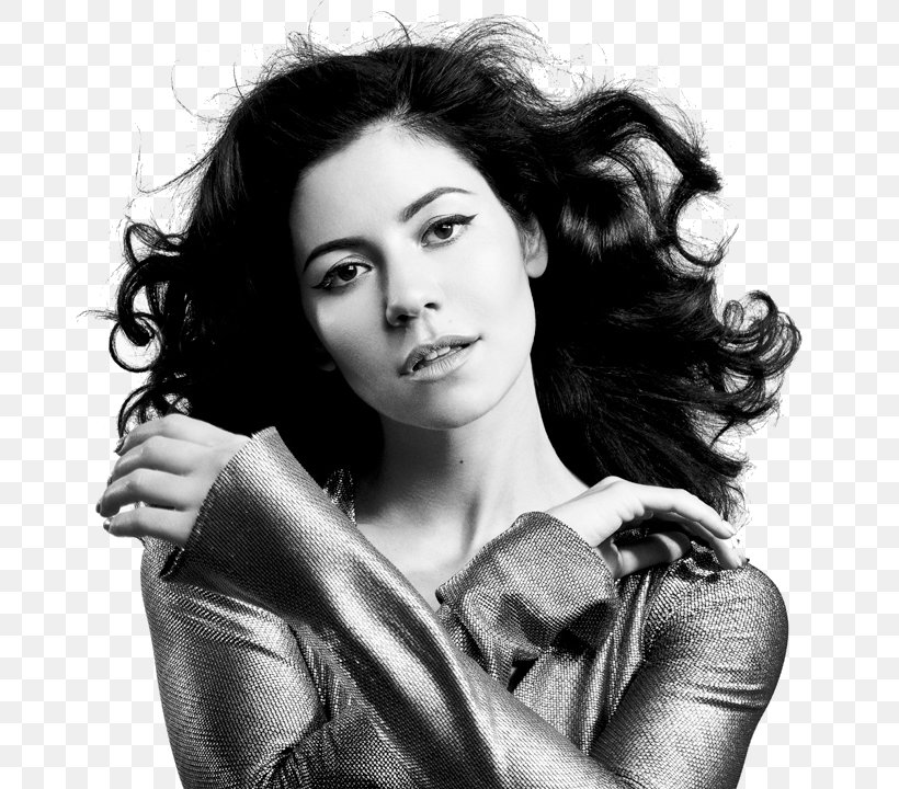 Marina And The Diamonds Happy Froot Song Electra Heart, PNG, 720x720px, Marina And The Diamonds, Album, Beauty, Black And White, Black Hair Download Free