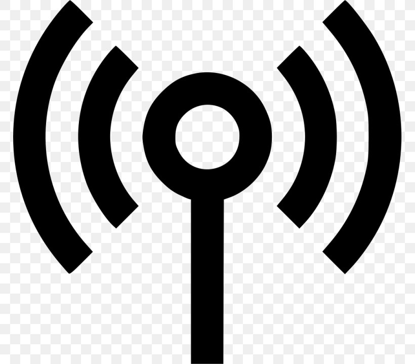 Wi-Fi Wireless Hotspot, PNG, 768x719px, Wifi, Aerials, Black And White, Brand, Computer Network Download Free