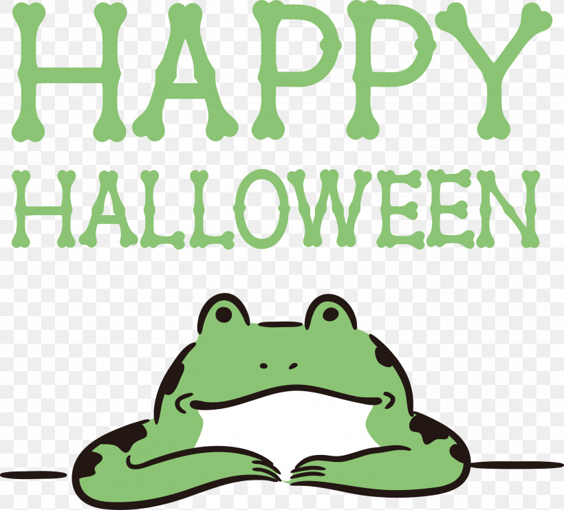 Happy Halloween, PNG, 3000x2716px, Happy Halloween, Biology, Cartoon, Frogs, Logo Download Free