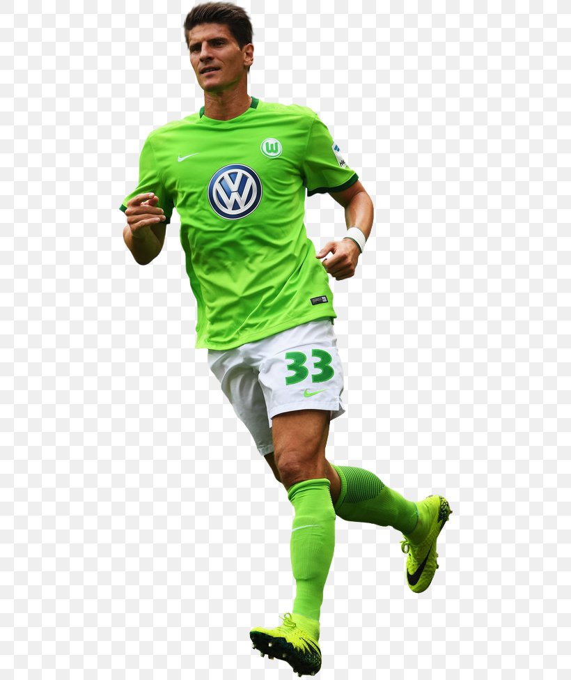 Mario Gómez VfL Wolfsburg Rendering Football, PNG, 487x976px, Vfl Wolfsburg, Acf Fiorentina, Ball, Clothing, Football Download Free