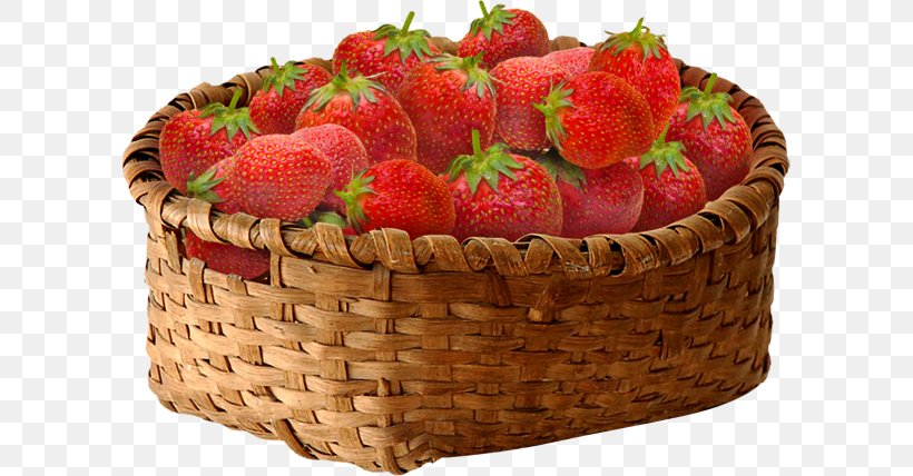 Strawberry Basket Fruit, PNG, 600x428px, Strawberry, Amorodo, Basket, Food, Food Gift Baskets Download Free