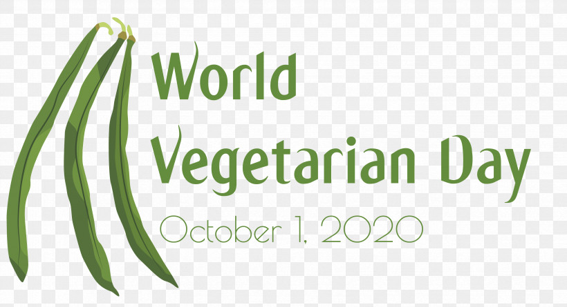 World Vegetarian Day, PNG, 3328x1807px, World Vegetarian Day, Geometry, Green, Leaf, Line Download Free