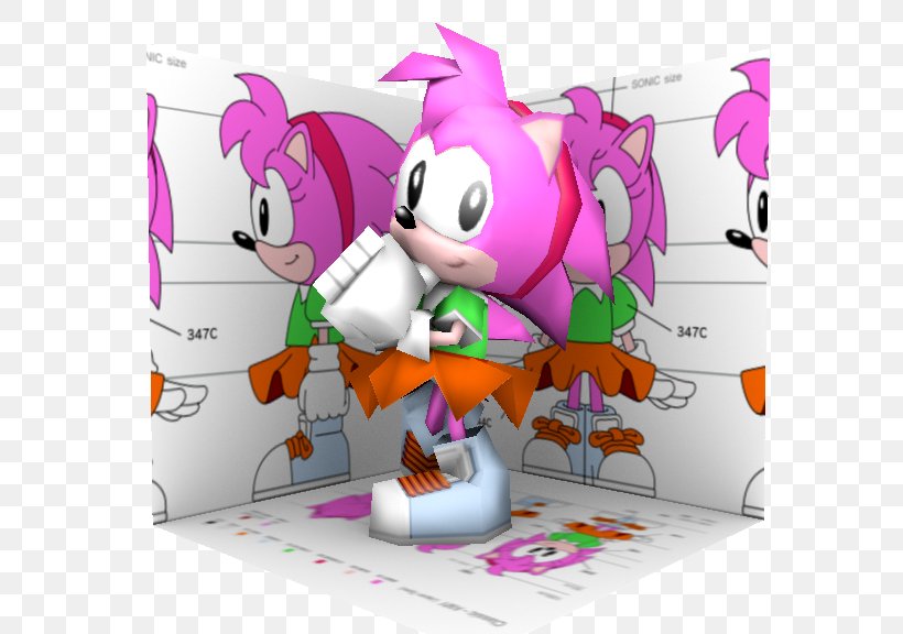 Amy Rose Sonic Generations Knuckles The Echidna Doctor Eggman Sonic The Hedgehog, PNG, 720x576px, 3d Computer Graphics, Amy Rose, Art, Cartoon, Doctor Eggman Download Free
