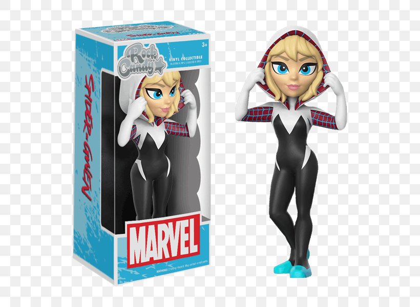 Spider-Woman (Gwen Stacy) Rock Candy She-Hulk Spider-Gwen, PNG, 600x600px, Spiderwoman Gwen Stacy, Action Figure, Candy, Collectable, Designer Toy Download Free