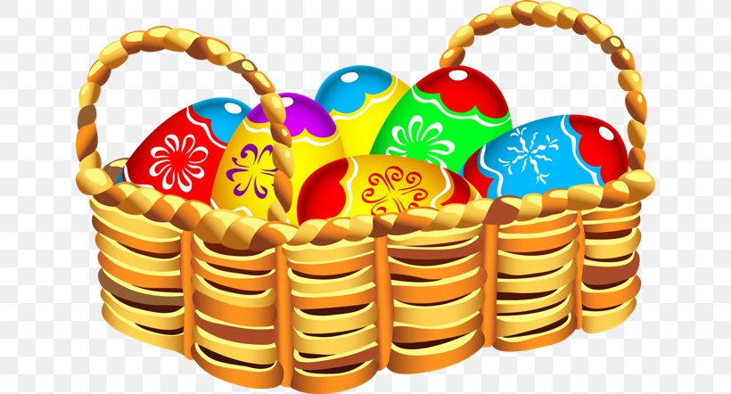 Easter Bunny Easter Basket Easter Egg Clip Art, PNG, 650x442px, Easter Bunny, Basket, Dish, Easter, Easter Basket Download Free