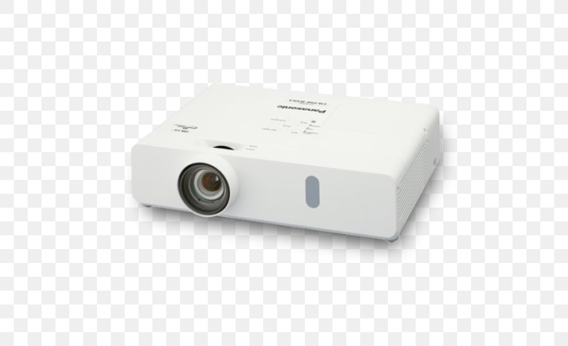 Multimedia Projectors LCD Projector Panasonic Digital Light Processing, PNG, 500x500px, Multimedia Projectors, Contrast Ratio, Digital Light Processing, Electronic Device, Electronics Accessory Download Free
