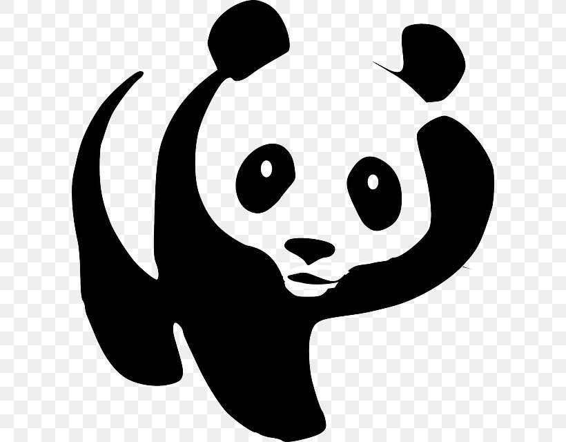 The Giant Panda Bear Clip Art, PNG, 612x640px, Giant Panda, Art, Artwork, Bear, Black Download Free