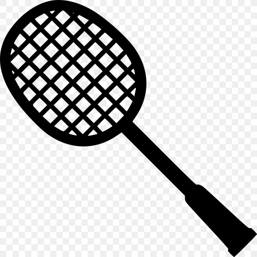 Badmintonracket Tennis Rakieta Tenisowa Sport, PNG, 980x980px, Racket, Badminton, Badmintonracket, Ball, Black And White Download Free