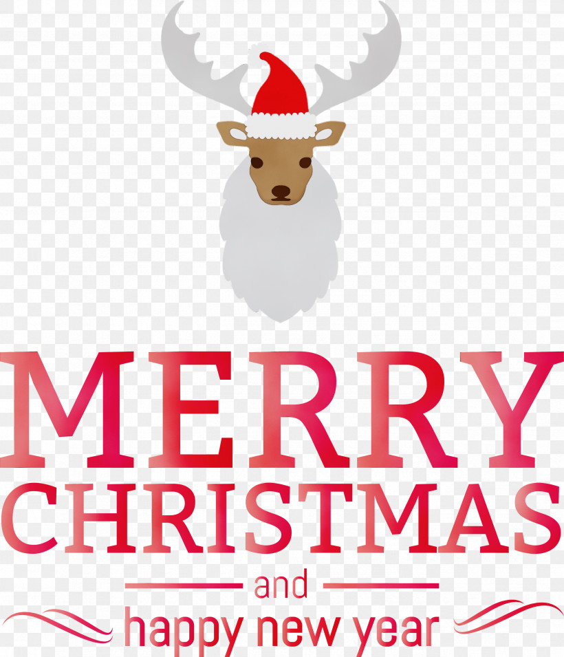 Reindeer, PNG, 2575x3000px, Happy New Year, Antler, Biology, House, Meter Download Free