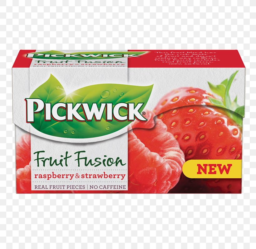 Strawberry Green Tea Pickwick Fruit, PNG, 800x800px, Strawberry, Blackcurrant, Brand, Caffeine, Cherry Download Free
