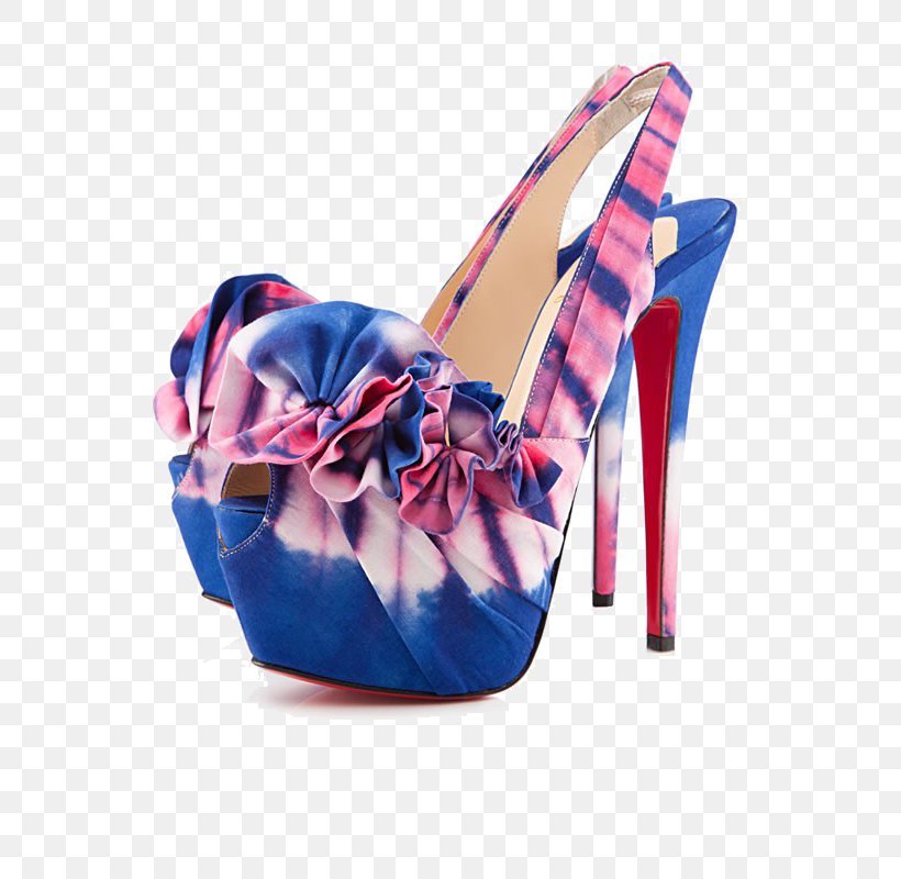 Court Shoe High-heeled Footwear Rose Sandal, PNG, 800x800px, High Heeled Footwear, Blue, Christian Louboutin, Court Shoe, Designer Download Free