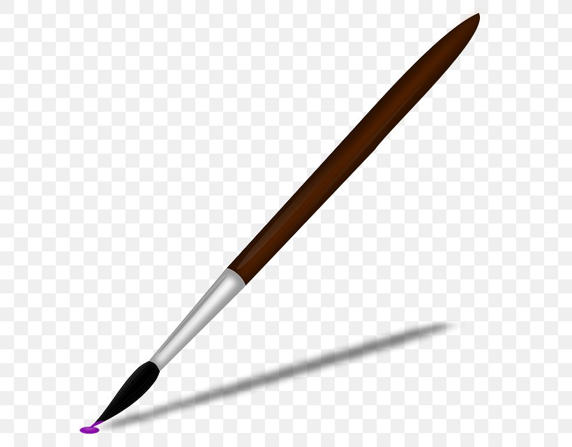 Paintbrush Clip Art, PNG, 594x640px, Paintbrush, Art, Artist, Ball Pen, Brush Download Free