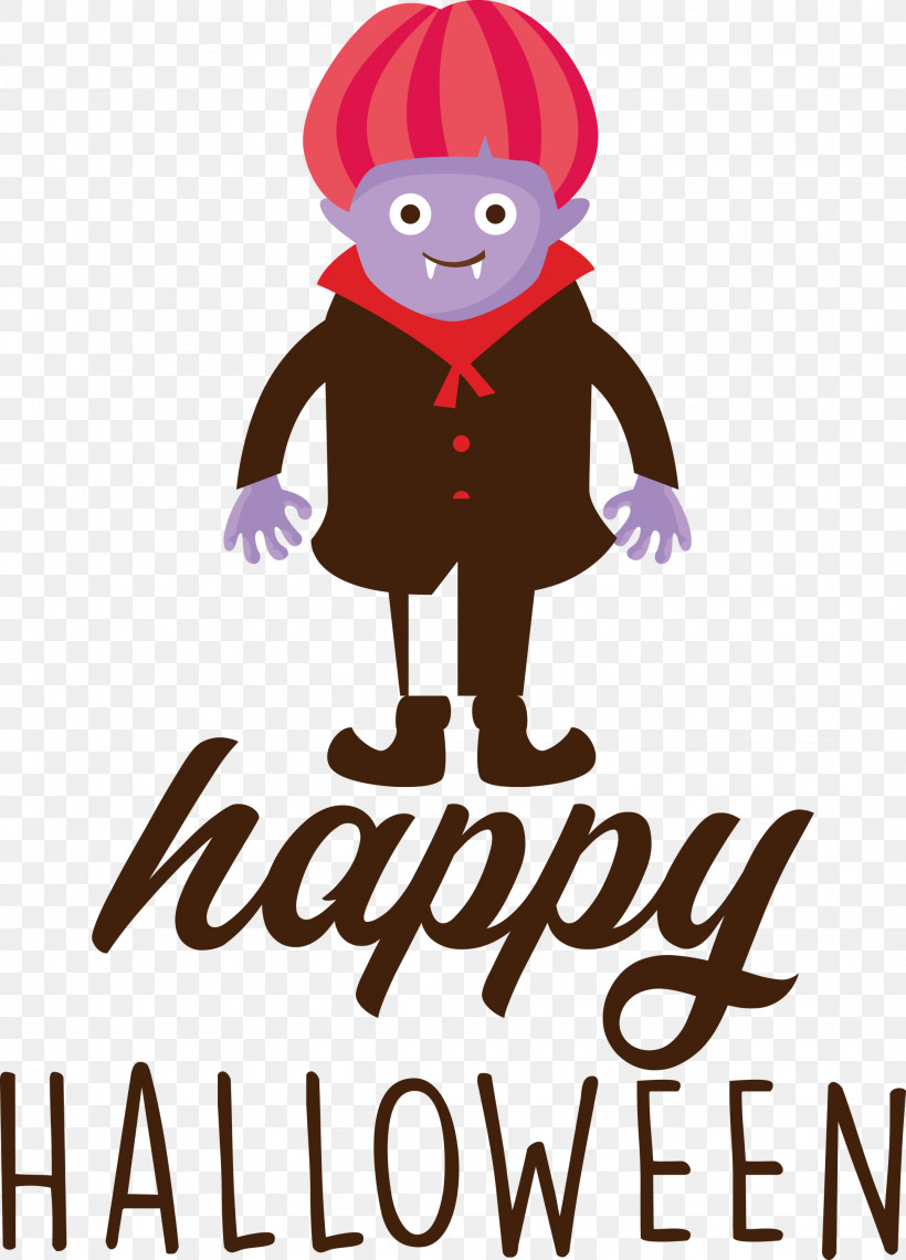 Happy Halloween, PNG, 2156x2999px, Happy Halloween, Biology, Cartoon, Character, Happiness Download Free