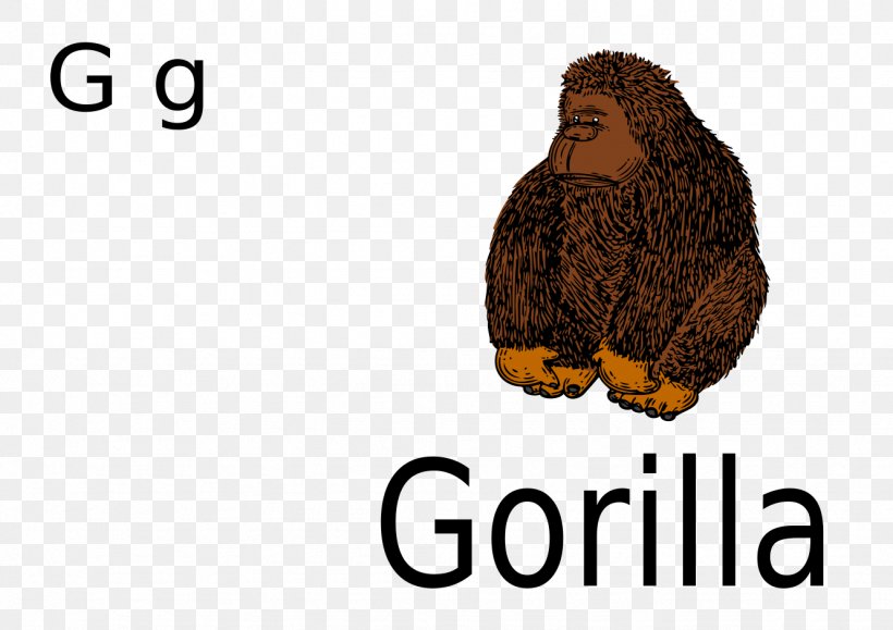 Western Gorilla Clip Art, PNG, 1331x941px, Western Gorilla, Ape, Beak, Brand, Cartoon Download Free
