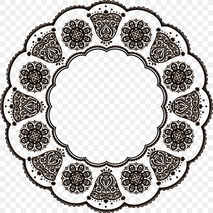 Ornament Flower Monochrome, PNG, 1200x1200px, Ornament, Area, Black And White, Flower, Monochrome Download Free