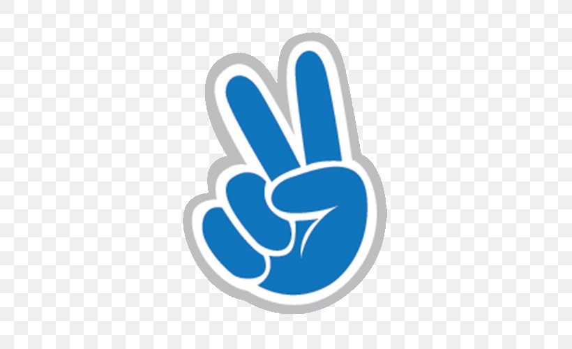 Peace Symbols V Sign Logo, PNG, 500x500px, Peace Symbols, Brand, Decal, Drawing, Finger Download Free