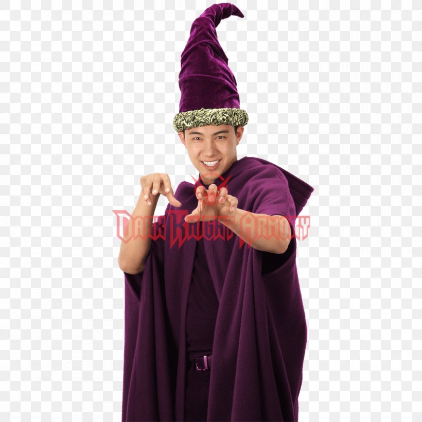 Robe Costume Party Hat Magician, PNG, 850x850px, Robe, Academic Dress, Clothing, Clothing Accessories, Costume Download Free
