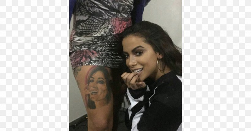 Anitta Fashion Tattoo Model Bang, PNG, 1200x630px, Watercolor, Cartoon, Flower, Frame, Heart Download Free
