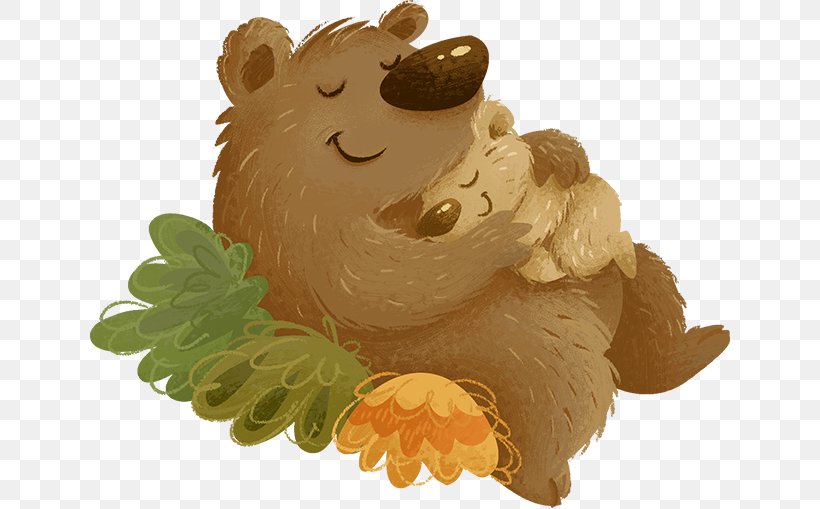 Bear Groundhog Sleep Clip Art, PNG, 640x509px, Bear, Art, Big Cats, Book, Carnivoran Download Free