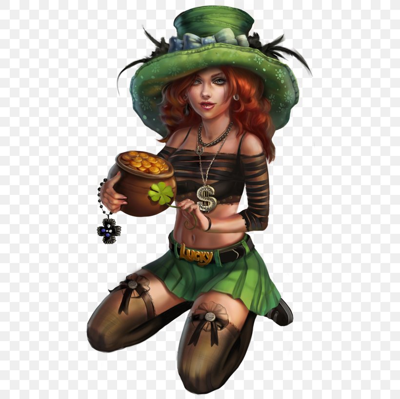 Saint Patrick's Day The Luck Of The Irish Leprechaun Irish People, PNG, 483x819px, Luck Of The Irish, Character, Clover, Fictional Character, Fourleaf Clover Download Free