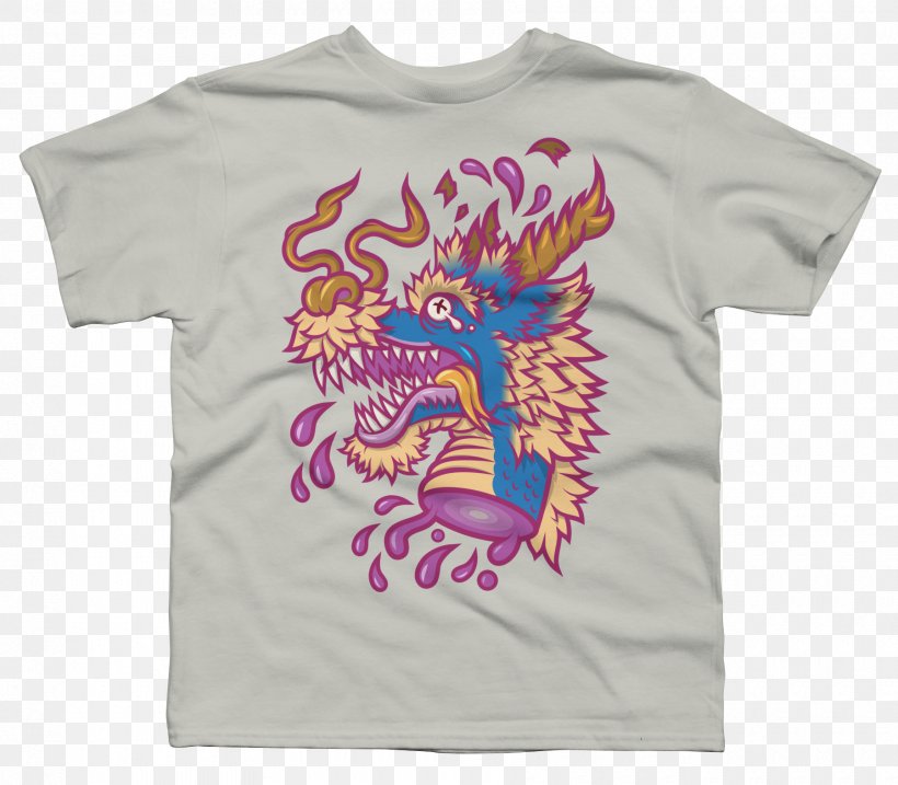 T-shirt Pink M Sleeve Font, PNG, 1800x1575px, Tshirt, Active Shirt, Brand, Character, Dragon Download Free