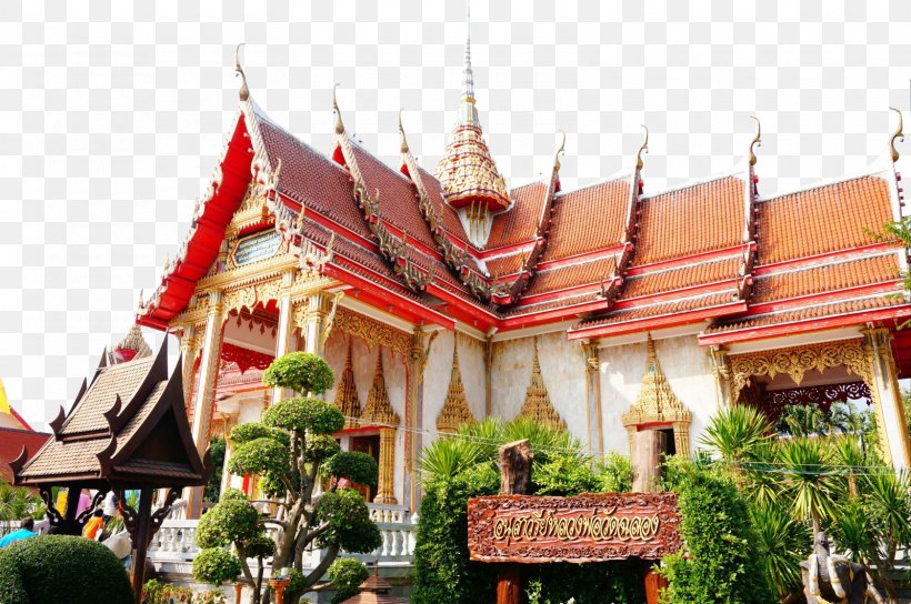 Wat Chalong Bangkok Laos Andaman Sea Tourism, PNG, 1600x1063px, Bangkok, Andaman Sea, Buddhist Temple, Building, Chinese Architecture Download Free
