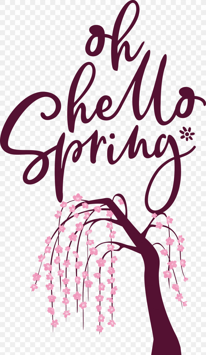 Oh Hello Spring Hello Spring Spring, PNG, 1743x3000px, Hello Spring, Calligraphy, Magenta, Palette, Spring Download Free