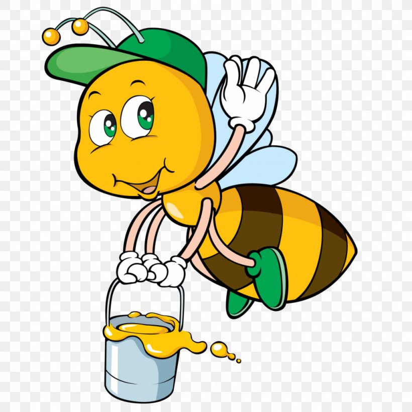 Queen Bee Download Clip Art, PNG, 1024x1024px, Bee, Africanized Bee, Artwork, Beehive, Bumblebee Download Free
