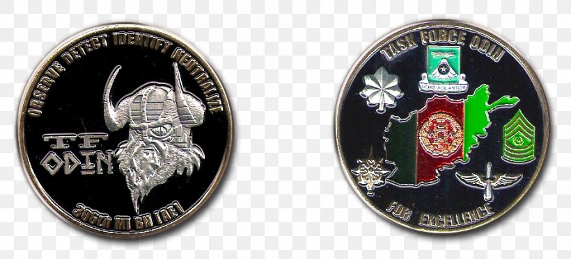 Challenge Coin Silver Task Force ODIN Medal, PNG, 940x428px, Coin, Challenge Coin, Contract, Currency, Emblem Download Free