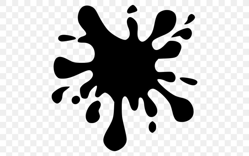 Paint Clip Art, PNG, 512x512px, Paint, Artwork, Black, Black And White, Brush Download Free