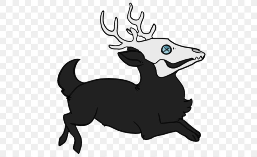 Dog Reindeer Horse Clip Art Antler, PNG, 514x501px, Dog, Antler, Black And White, Canidae, Carnivoran Download Free