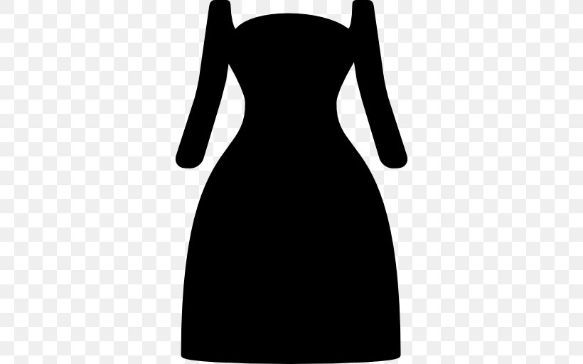 Little Black Dress Sleeve Clothing, PNG, 512x512px, Little Black Dress, Black, Black And White, Clothing, Cocktail Dress Download Free