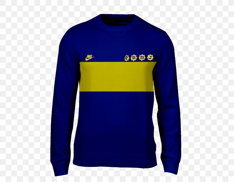 T-shirt Sleeve Sweater Kit Bluza, PNG, 640x640px, Tshirt, Active Shirt, Blue, Bluza, Boca Juniors Download Free