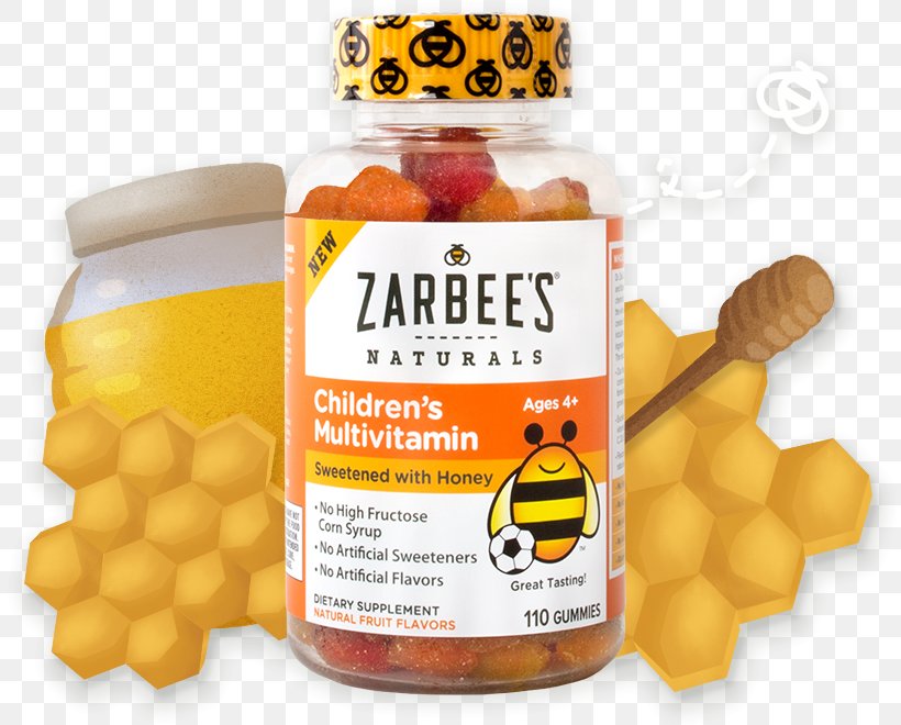 Web Banner Zarbee's, Children's Multivitamin, Sweetened With Honey, 110 Gummies Vegetarian Cuisine Product Advertising, PNG, 810x660px, Web Banner, Advertising, Art, Art Copy, Banner Download Free