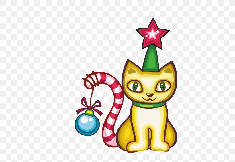 Cat Kitten Christmas Vecteur, PNG, 567x567px, Cat, Art, Cat Like Mammal, Christmas, Christmas Gift Download Free
