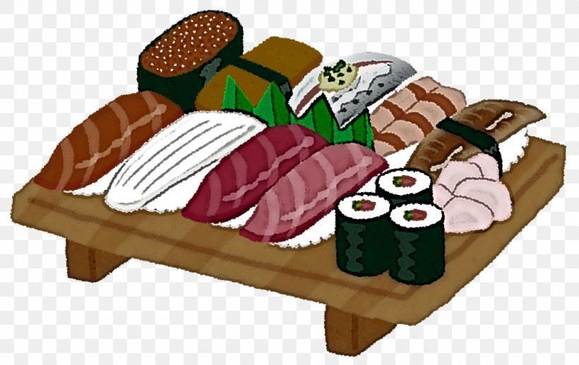 Sushi, PNG, 1056x667px, Sushi, Cuisine, Dish, Food, Furniture Download Free