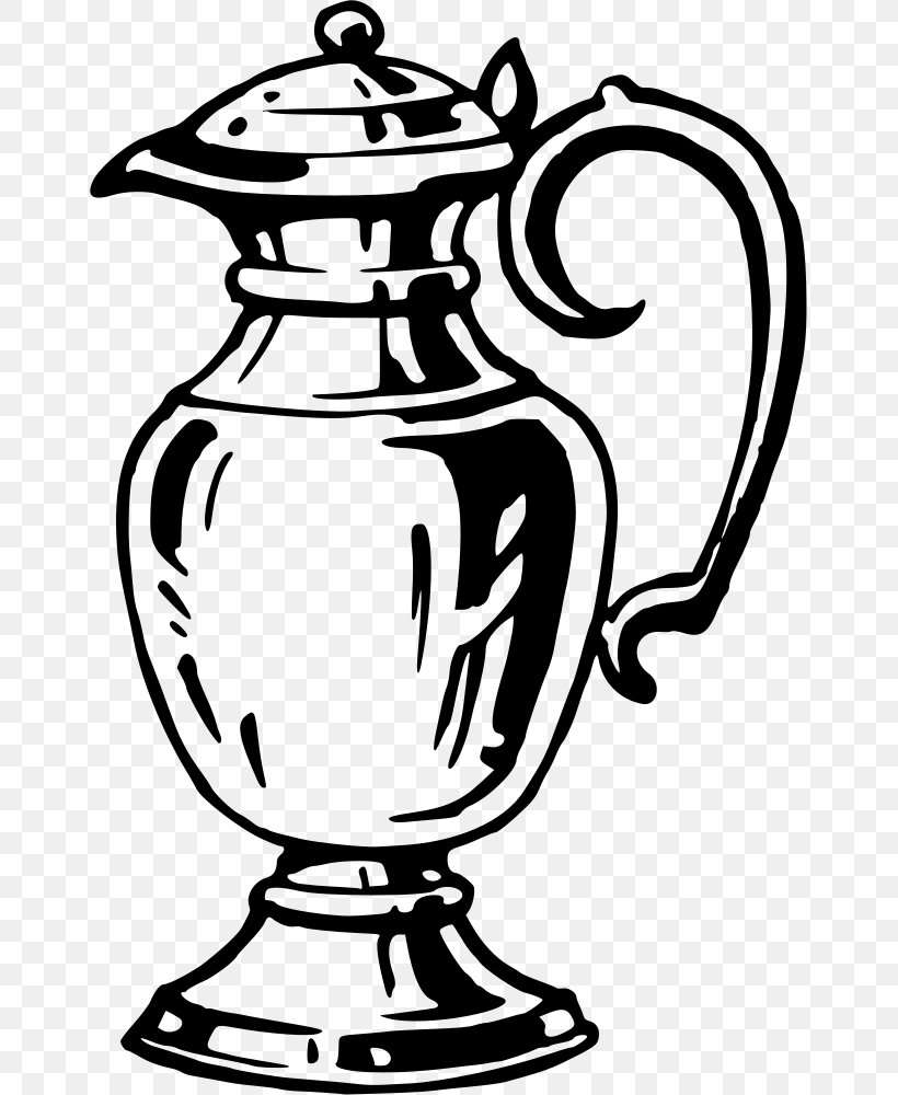 Flagon Clip Art, PNG, 656x1000px, Flagon, Art, Artwork, Black And White, Container Download Free