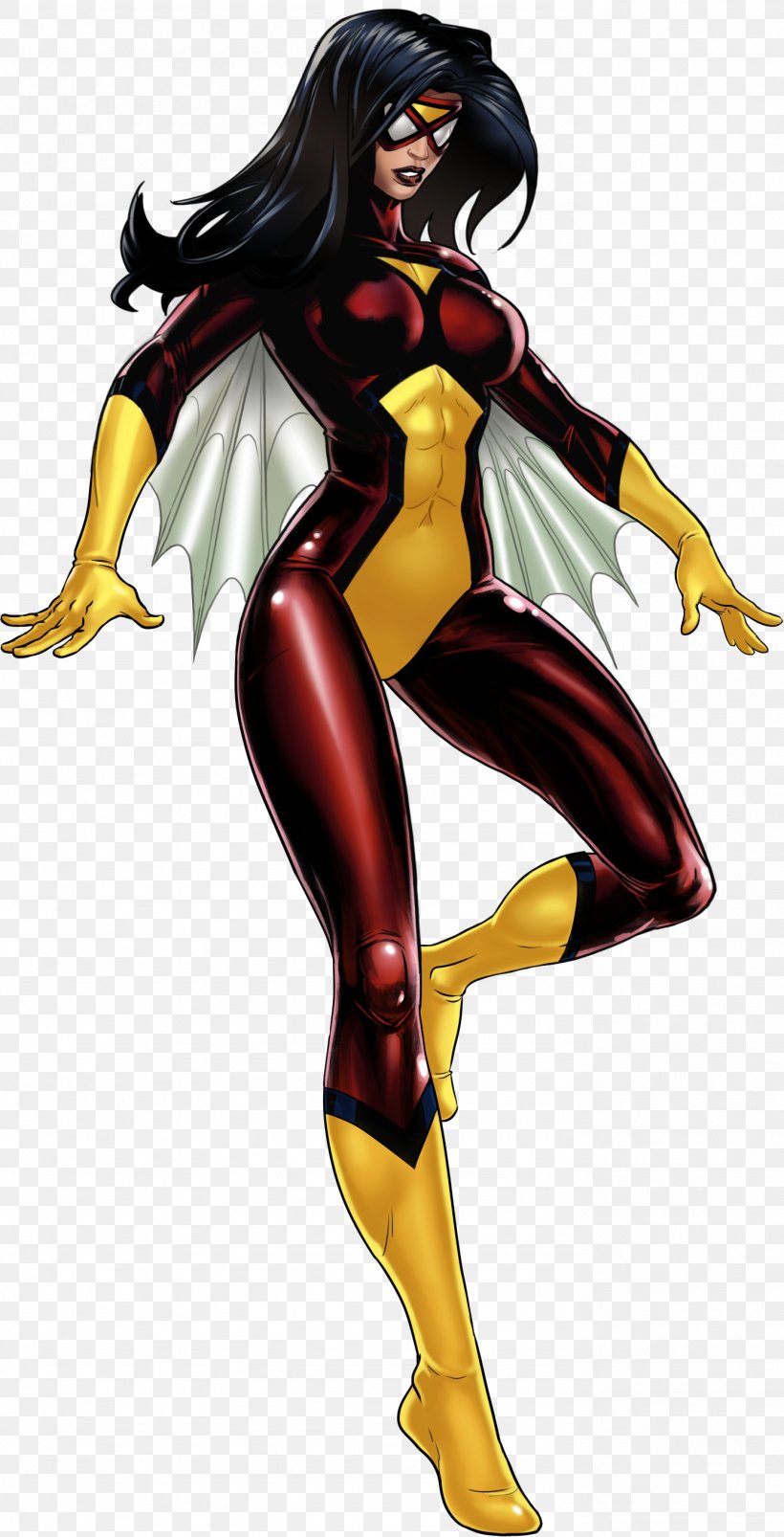 Marvel: Avengers Alliance Wasp Felicia Hardy Spider-Woman (Jessica Drew)  Carol Danvers, PNG, 1383x2709px, Marvel Avengers