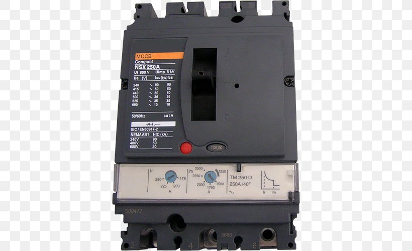 Circuit Breaker Square D Schneider Electric Electricity Low Voltage, PNG, 500x500px, Circuit Breaker, Circuit Component, Contactor, Electrical Network, Electrical Switches Download Free