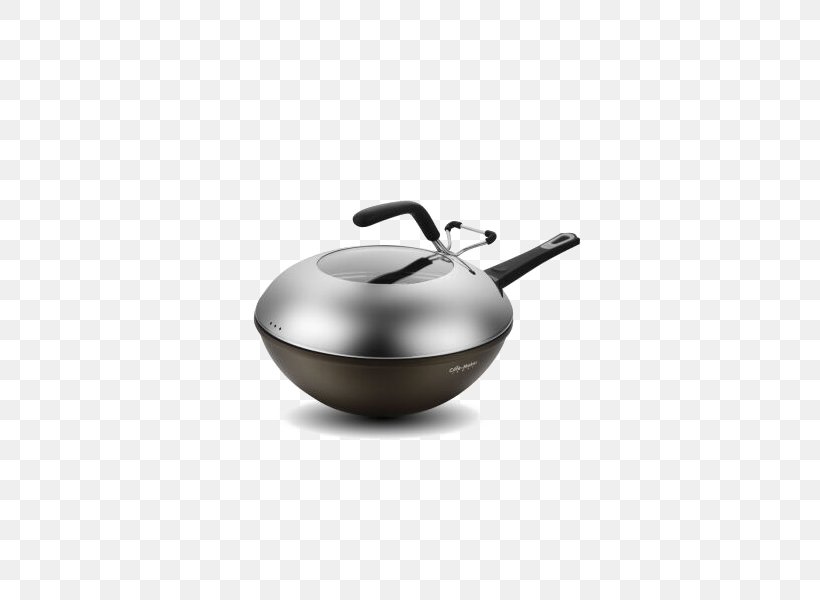 Non-stick Surface Wok Frying Pan Stock Pot, PNG, 600x600px, Cookware, Bread, Cooking Ranges, Cookware And Bakeware, Frying Download Free