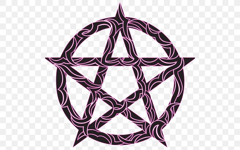 Pentagram Witchcraft Pentacle Horned God Symbol, PNG, 512x512px, Pentagram, Decal, Demon, Horned God, Pentacle Download Free