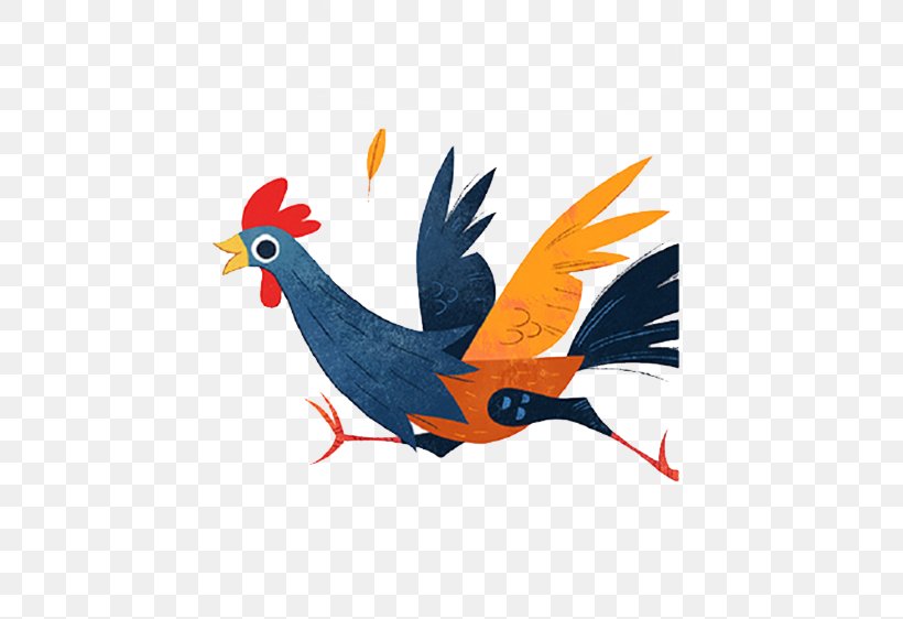 Rooster Chicken Illustration, PNG, 608x562px, Rooster, Art, Beak, Bird, Cartoon Download Free