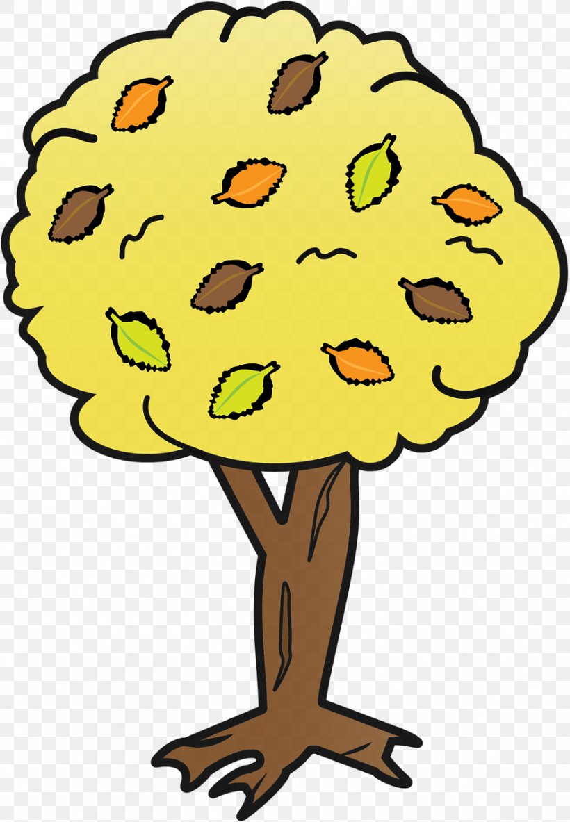 Yellow Tree Clip Art, PNG, 887x1280px, Yellow, Artwork, Autumn, Autumn Leaf Color, Drawing Download Free