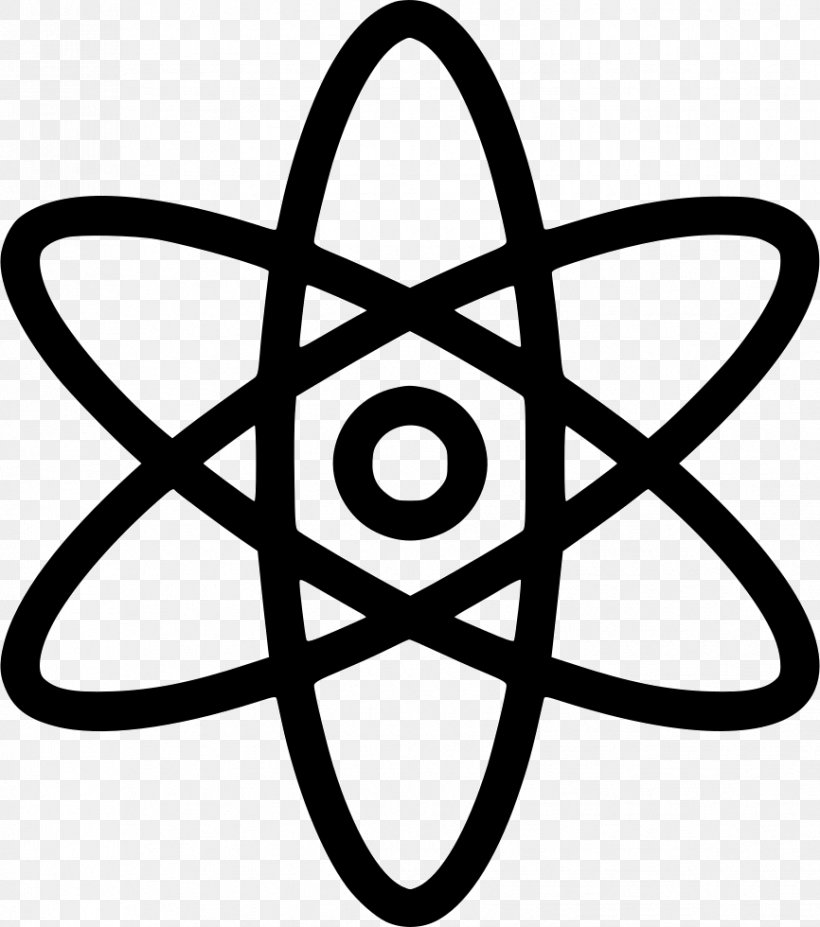 Atomic Theory Clip Art, PNG, 866x980px, Atom, Art, Atomic Theory, Atoms In Molecules, Black And White Download Free