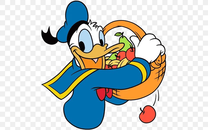 Donald Duck Telegram Sticker Clip Art, PNG, 512x512px, Donald Duck, Area, Art, Artwork, Beak Download Free