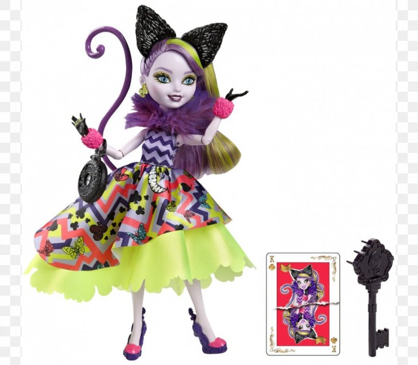 Ever After High Way Too Wonderland Kitty Cheshire Doll Toy Amazon.com Cheshire Cat, PNG, 915x800px, Toy, Amazoncom, Cheshire Cat, Doll, Ever After High Download Free