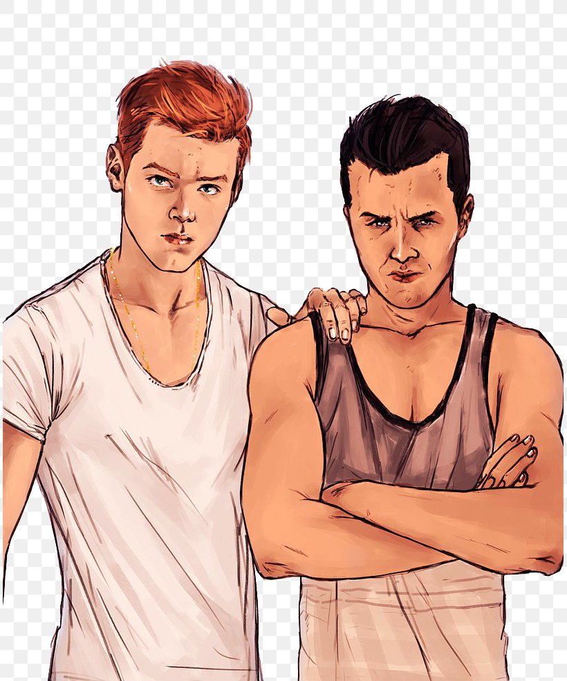 Noel Fisher Cameron Monaghan Ian Gallagher Shameless Mickey Milkovich, PNG, 811x985px, Watercolor, Cartoon, Flower, Frame, Heart Download Free